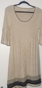 Sweater dress.